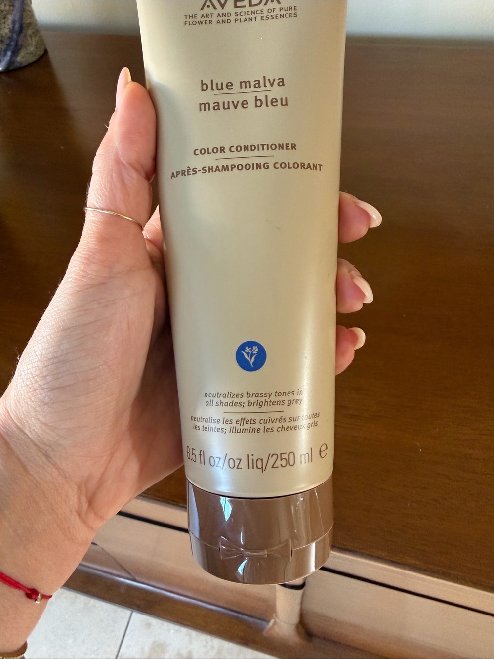 New Aveda BLUE MALVA COLOR CONDITIONER FOR SILVER AND BLONDE TONES - Picture 2 of 6